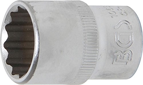BGS nasadka na klucz nasadowy zastosowania 12-kątne, 1/2 cala, 19 MM, 1 sztuki, 10639