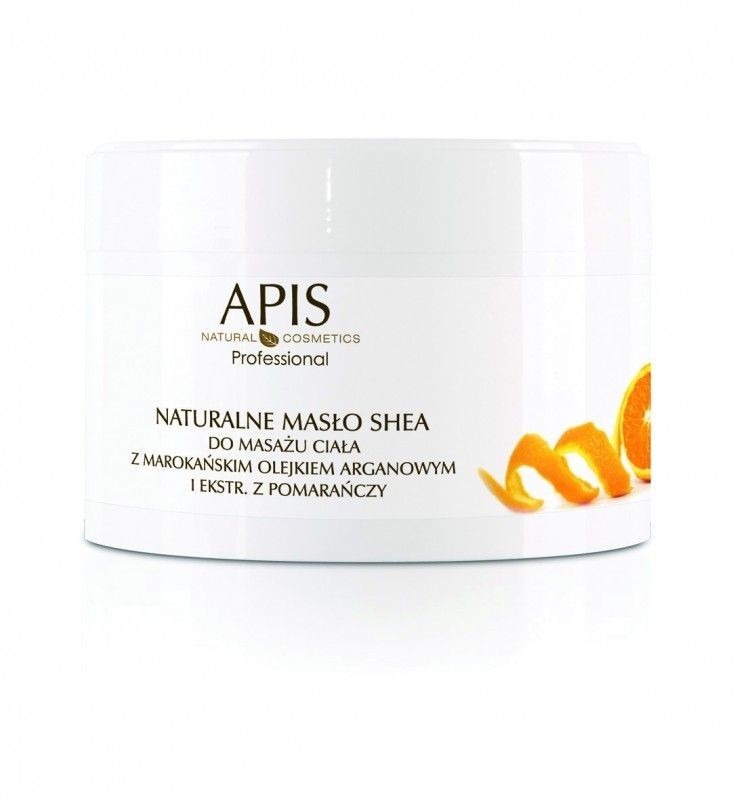 ACTIVESHOP APIS Naturalne masło shea z olejkiem arganowym do masażu ciała 200g AS_105501
