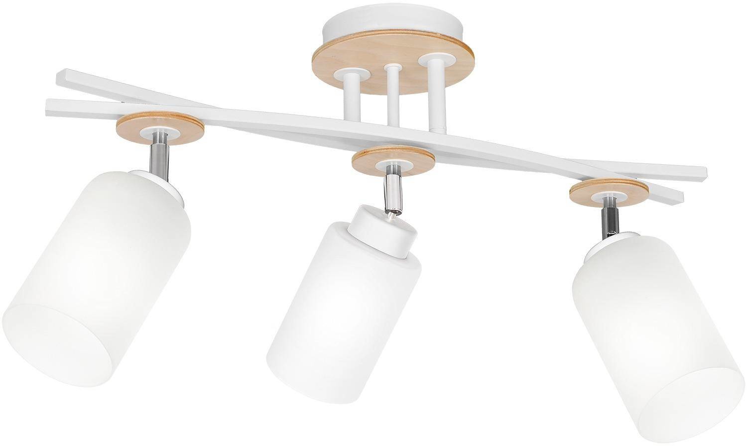 Luminex Plafon Tokio white/wood 3 1518