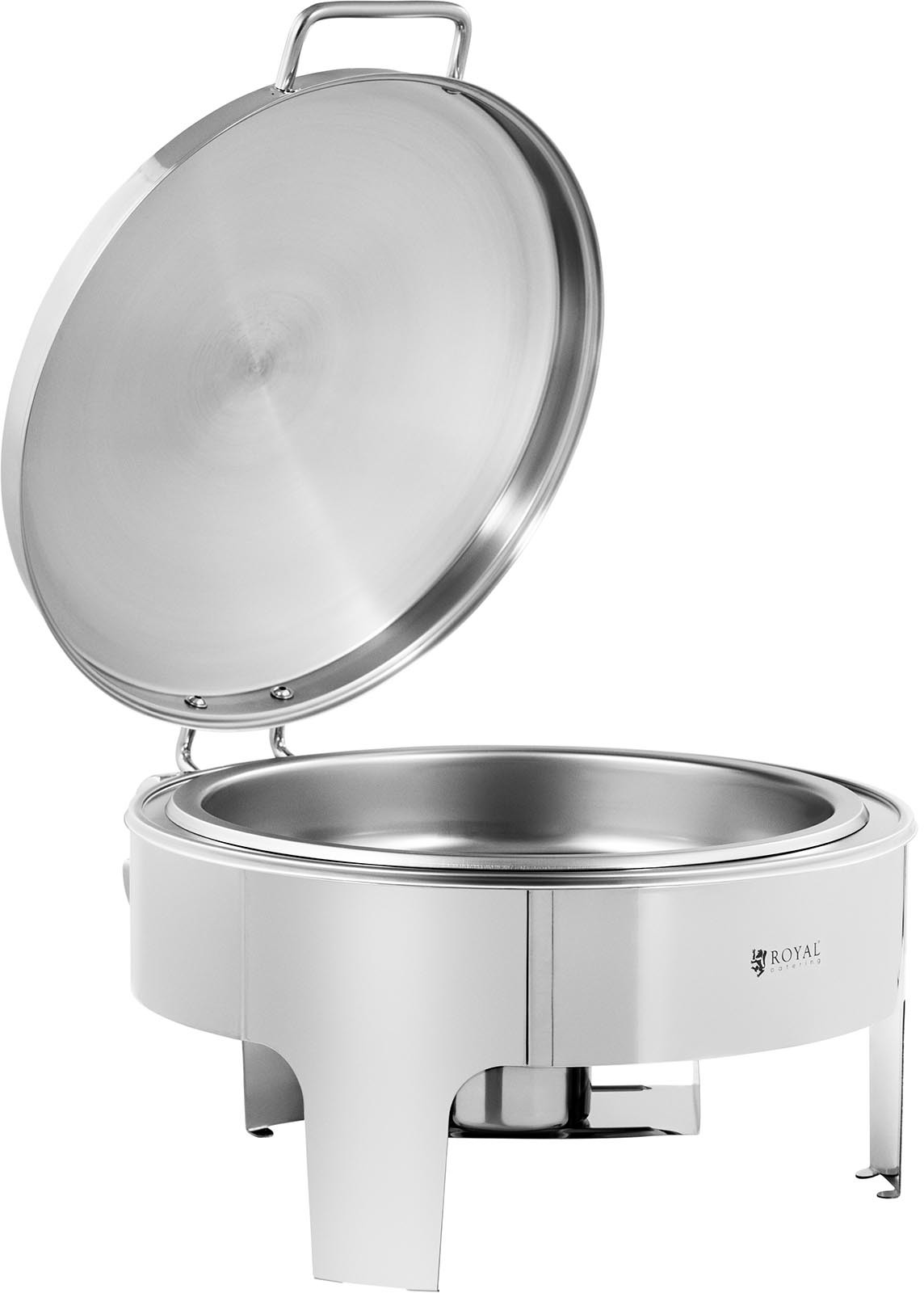 Royal Catering Podgrzewacz do potraw okrągły royal_catering 5,8 l 1 pojemnik na pastę RCCD-RT12_6L