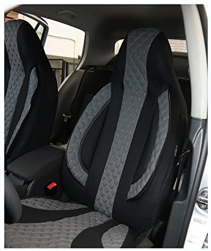 BREMER SITZBEZÜGE Wymiary Pokrowce na siedzenia kompatybilne z Hyundai Tucson JM kierowcy i pasażera od 2005  2010 Numer koloru: PL407 4251707623870