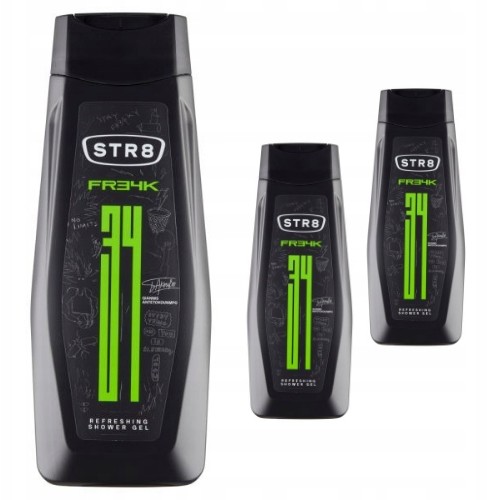 STR8 Żel pod prysznic Freak Odświeżający 400 ml