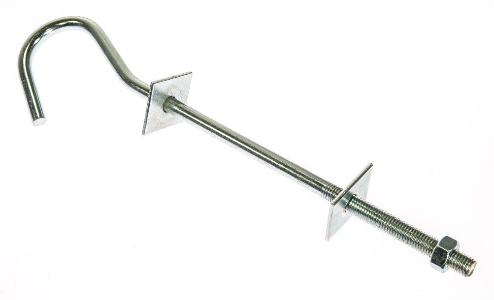 Hak słupowy M12 230mm