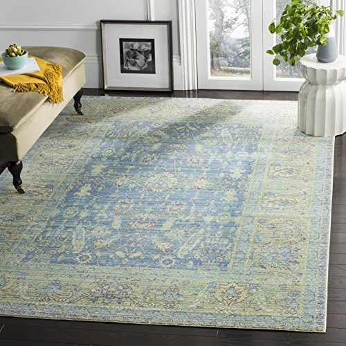 Safavieh val123 m beaufort tkany dywan, poliester, niebieski/wielobarwny VAL123M-4