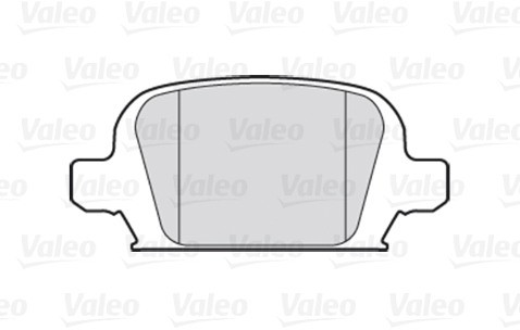 VALEO Klocki hamulcowe - komplet 301457
