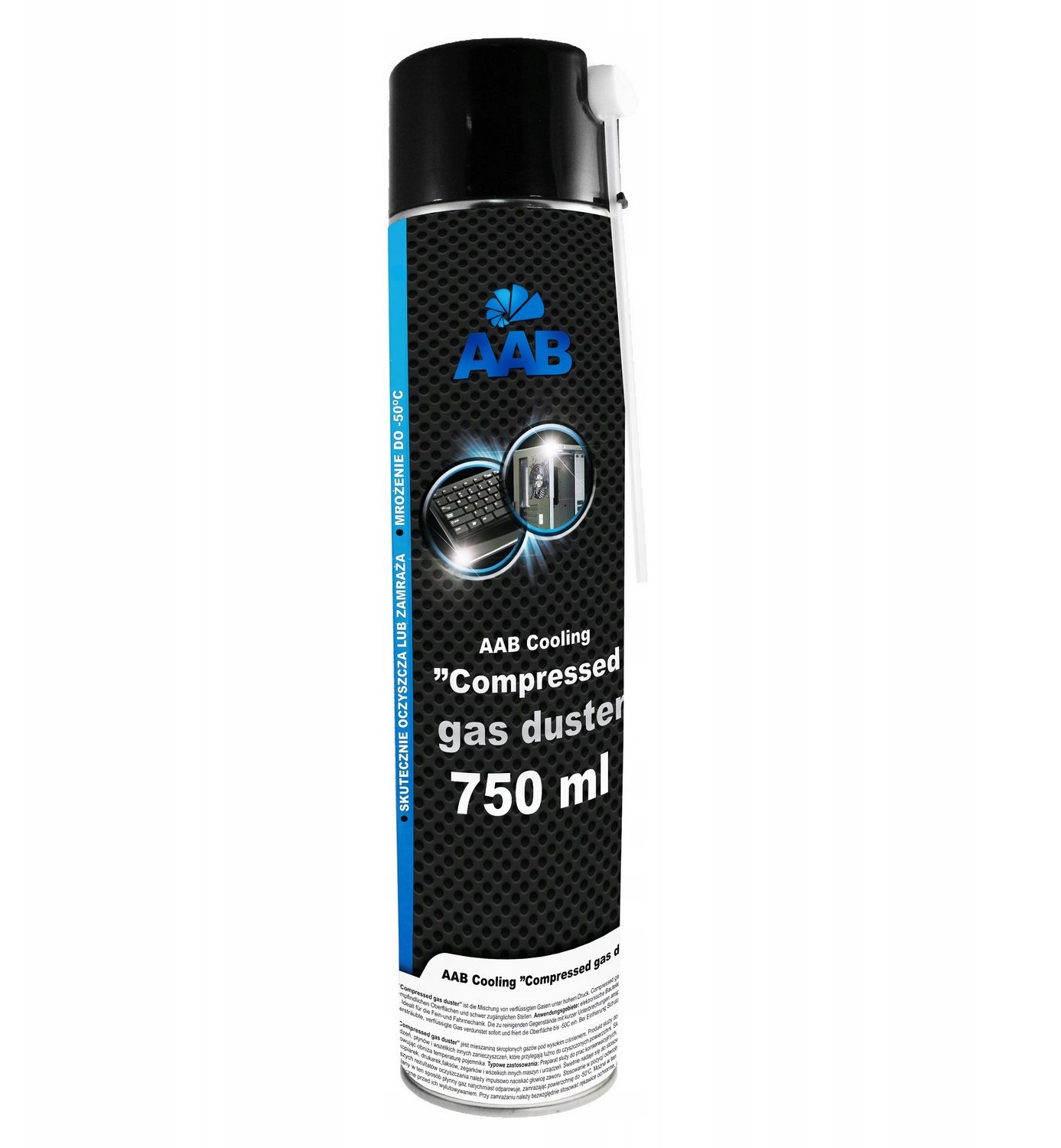 Aab Cooling Sprężone Powietrze 750ml + 2 x Rurka