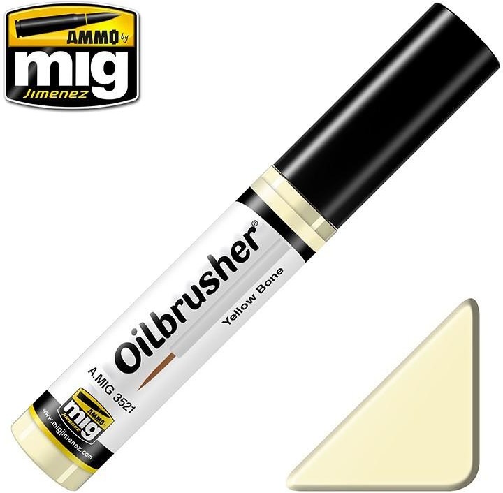 mig Farba olejna Oilbrusher Ammo Mig - Yellow Bone mig 3521