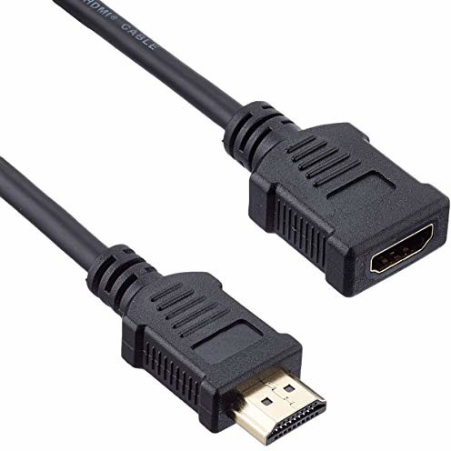 Signal Pro Pro PSG90896 HDMI męski na HDMI żeński przewód ze złotymi złączami, 0,5 m PSG90896