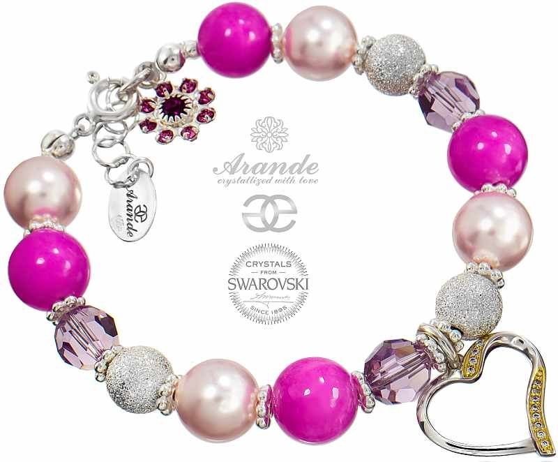 Swarovski Arande Piękna Bransoletka CRYSTAL FAME SREBRO 700803