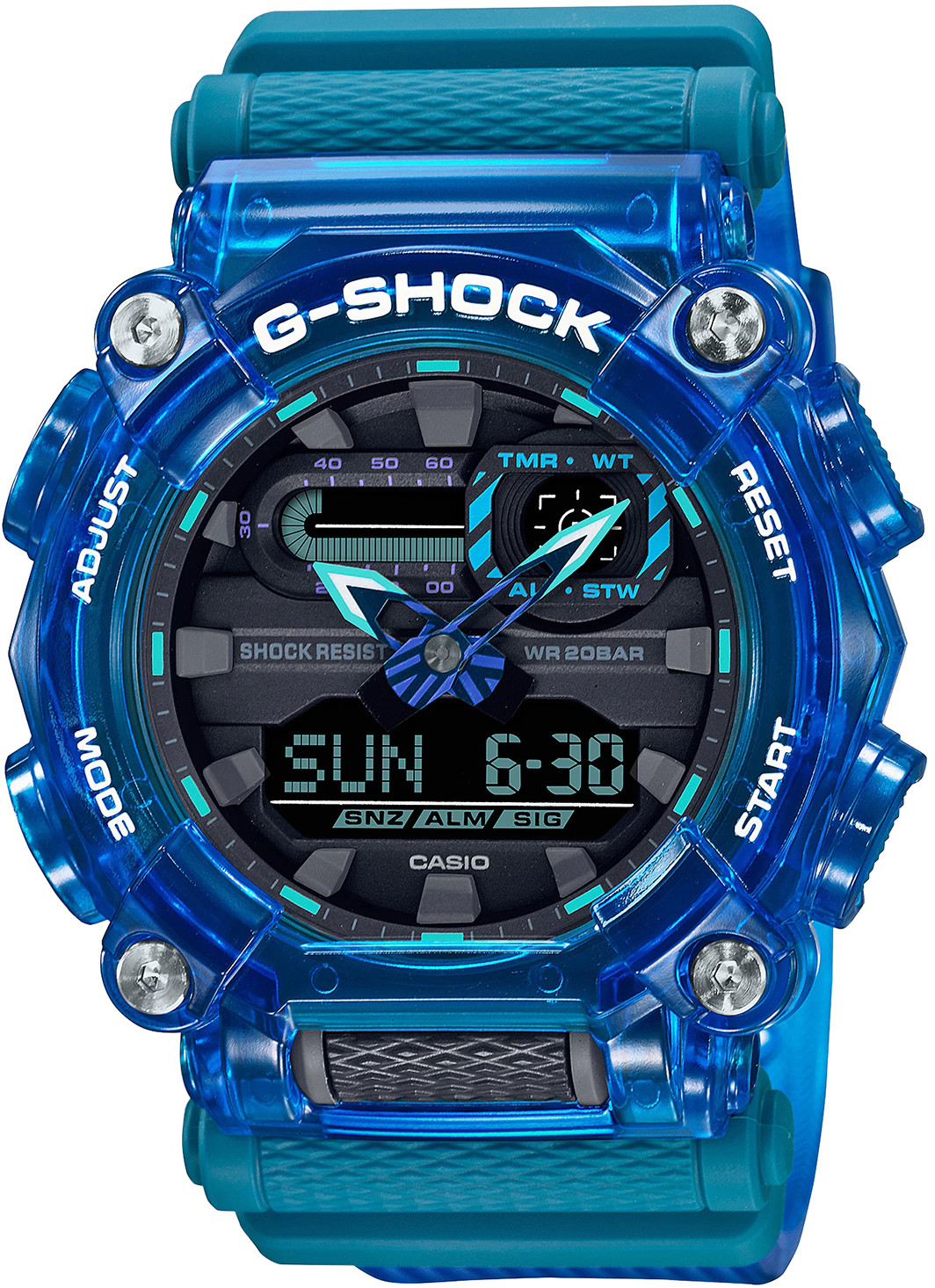 G-Shock Zegarek GA-900SKL-2AER Sound Wave Series -