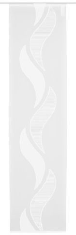 Home Fashion Home fashion 87787  810 schiebewand Scherli, 245x60 cm, woal, naturalny biały 87787-810
