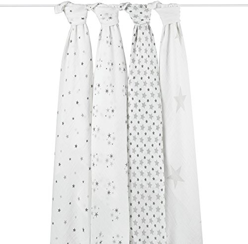 aden + anais 2038 G Classic swaddle Twinkle, 4er Pack 2038G