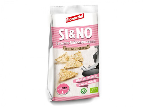 FIORENTINI Chrupki gryczane piramidki z quinoa i amarantusem bezglutenowe BIO 80 g - FIORENTINI