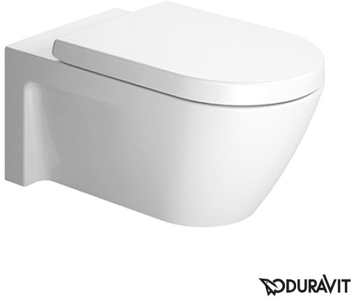 Duravit Starck 2 Miska WC podwieszana 37,5x62 cm lejowa biała 2533090000