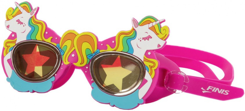 Finis character goggle unicorn różowy