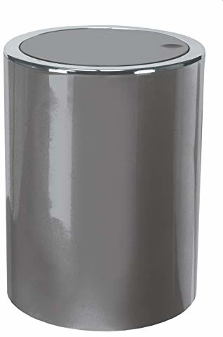 Kleine Wolke Kosz na kosmetyki z tworzywa ABS, platyna, wiadro 1,5 l