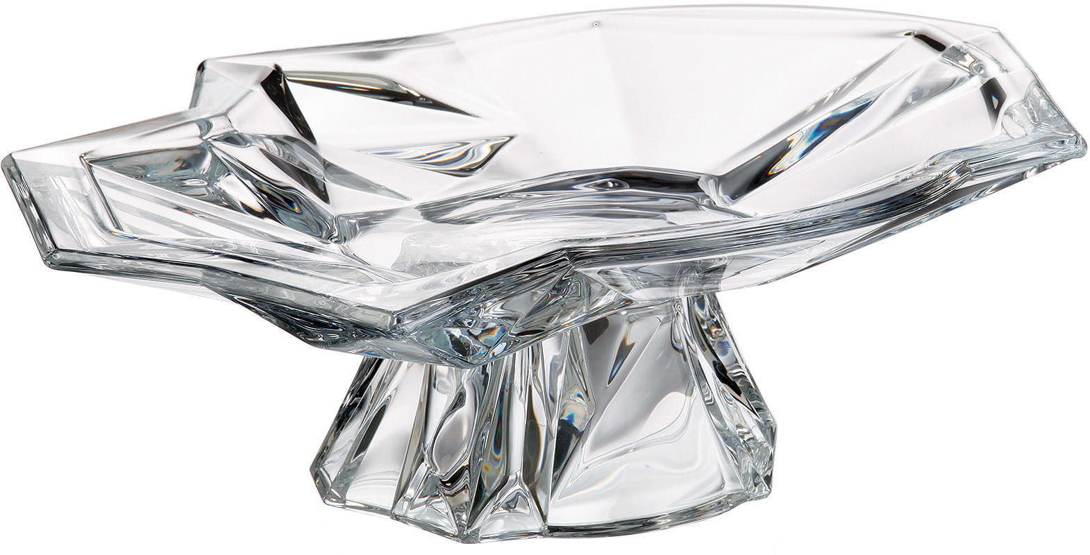 Bohemia Crystalite s.r.o ENIGMA ANGLE TALERZ N/N 355 9K7/6KF59/1/99T49/355-169 footed plate