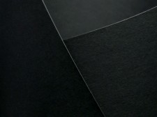 Papeterra Czarny bardzo matowy gładki Sirio Black/Black, próbka formatu A6 290 g (ppp368) ppp368