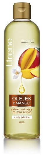 Lirene Lirene OLEJEK Z MANGO GŁĘBOKO NAWILŻAJĄCY ŻEL POD PRYSZNIC Z NUTĄ JAŚMINU 400ml