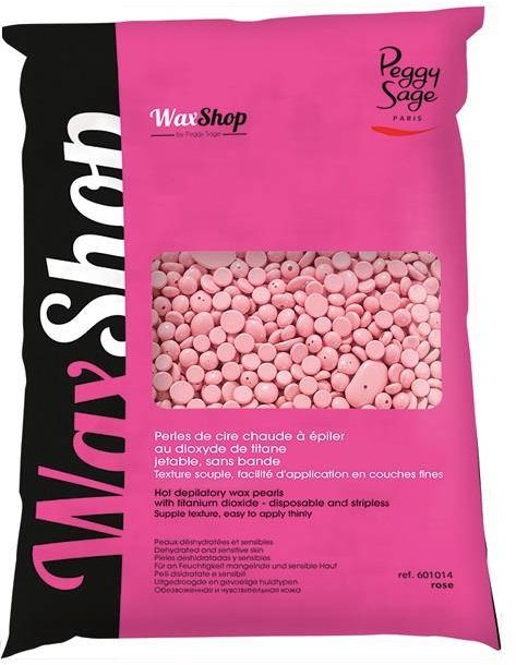 Peggy Sage Wax Shop perełki wosku do depilacji na gorąco Różane 800g 89779-uniw