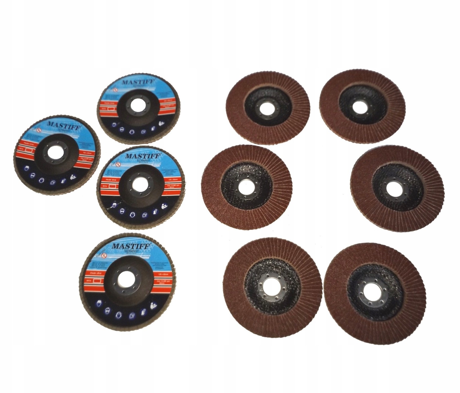 10 sztuk tarcza listkowa lamelka szlif 125mm gr60