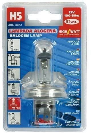 Lampa 58051 P45T-H5, 12 V, 100/80 W 58051