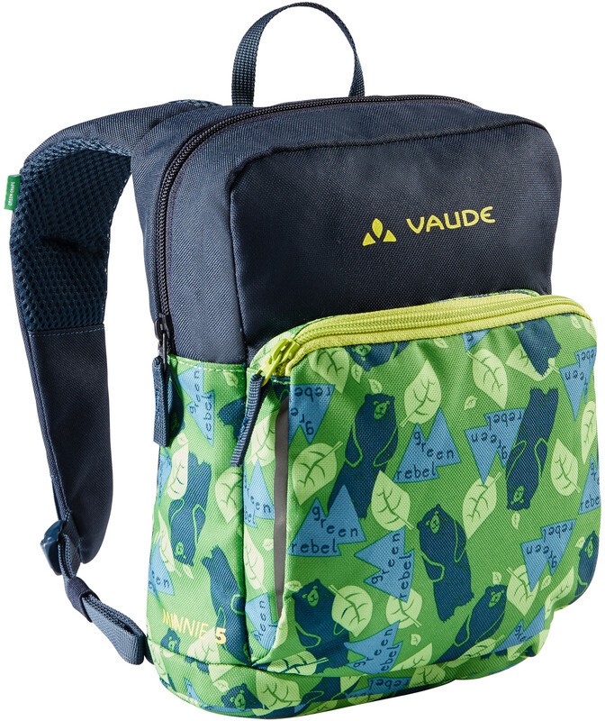 Vaude Minnie 5 Backpack Kids, parrot green/eclipse One Size 2021 Plecaki szkolne i turystyczne 154838540