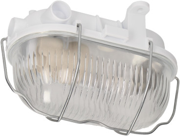 OVAL 60 7040T/R, oprawa oświetleniowa, 60W, E27, IP54, klosz szklany, stalowa osłona A1130