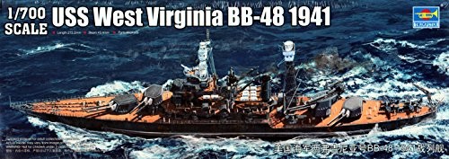 Trumpeter 05771 zestaw do budowy modelu USS West Virginia BB-48 1941