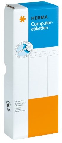 Herma HERMA 8182 etykiety Computer (matowy papier, 88,9 X 35,7 MM) 2000 sztuki czerwona 2281827