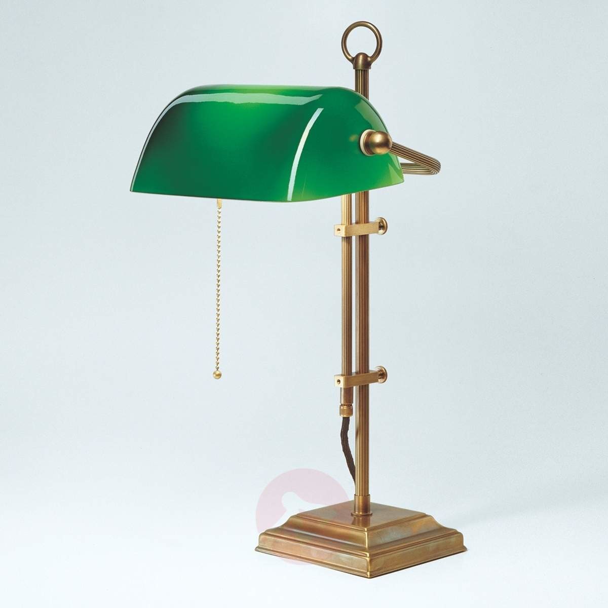 BERLINER MESSINGLAMP Berliner Messinglampen Prawdziwa lampa bankierska TULSI