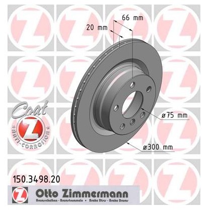 Zimmermann Tarcza hamulcowa 150.3498.20