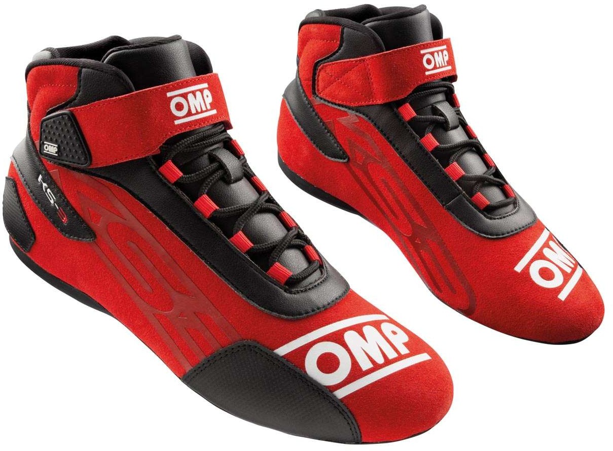 OMP Racing Buty kartingowe KS-3 MY21 czerwone IC/82606038