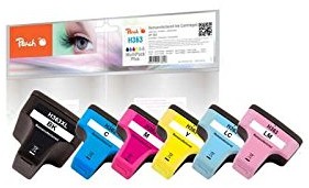 Peach PI300  507 Multi-Pack (czarny, żółty, magenta, cyjan) regenerowane kartridże do drukarek Pack of 6 PI300-507