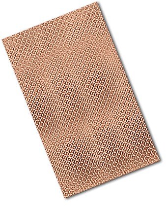 3M TapeCase 1245 7,6 cm x 10,2 cm 25 miedzi/akrylowa taśma klejąca, tłoczona od 1245, grubość 0,0083