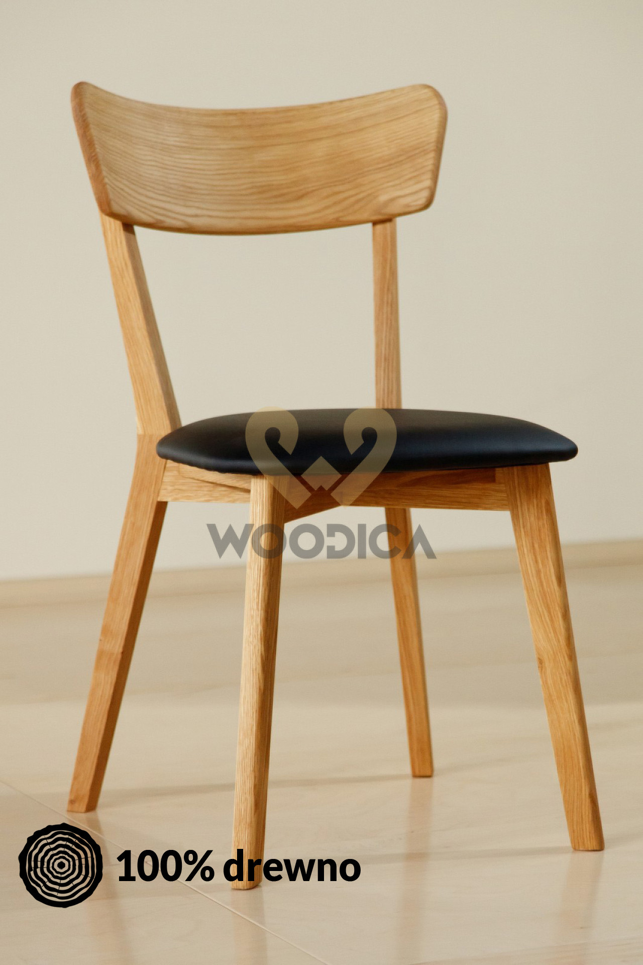 Woodica Krzesło dębowe 01c Dąb/Krz/01c