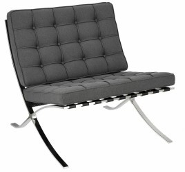 D2.Design DESIGN Fotel BA1 tkanina antracyt