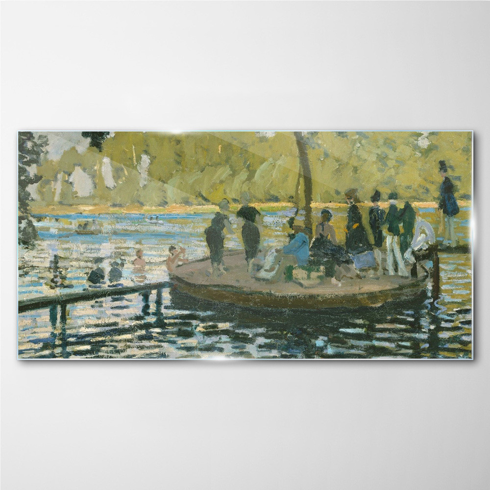 PL Coloray Obraz na Szkle La Grenouillre Monet 120x60cm