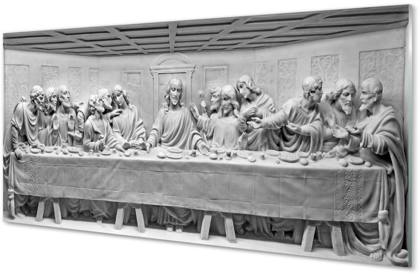 Tulup.pl Szklany Panel Sztuka ostatnia wieczerza 140x70cm
