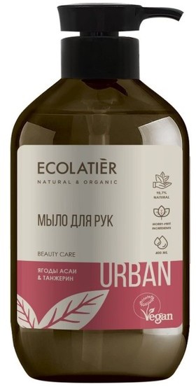 Eva Natura Ecolatier Ecolatier Urban do rąk Jagody Acai i mandarynka 400ml