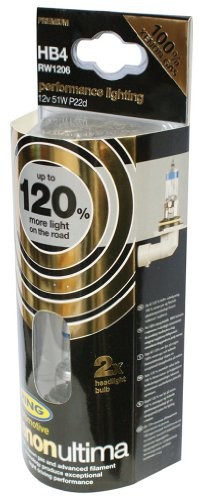 Ring Automotive rw1206 Xenon Max reflektory halogenowe Żarówki, + 120% więcej światła, 12 V, 51 W, HB4 RW1206