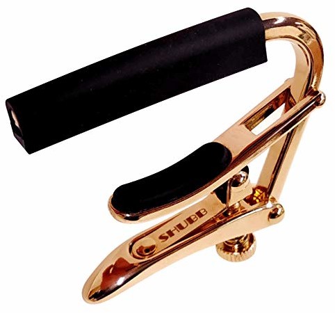 Shubb Capo złoty-różowy do gitary akustycznej i elektrycznej ASB C1RG