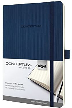 Sigel Conceptum notatnik formatu A5, granatowy CO327