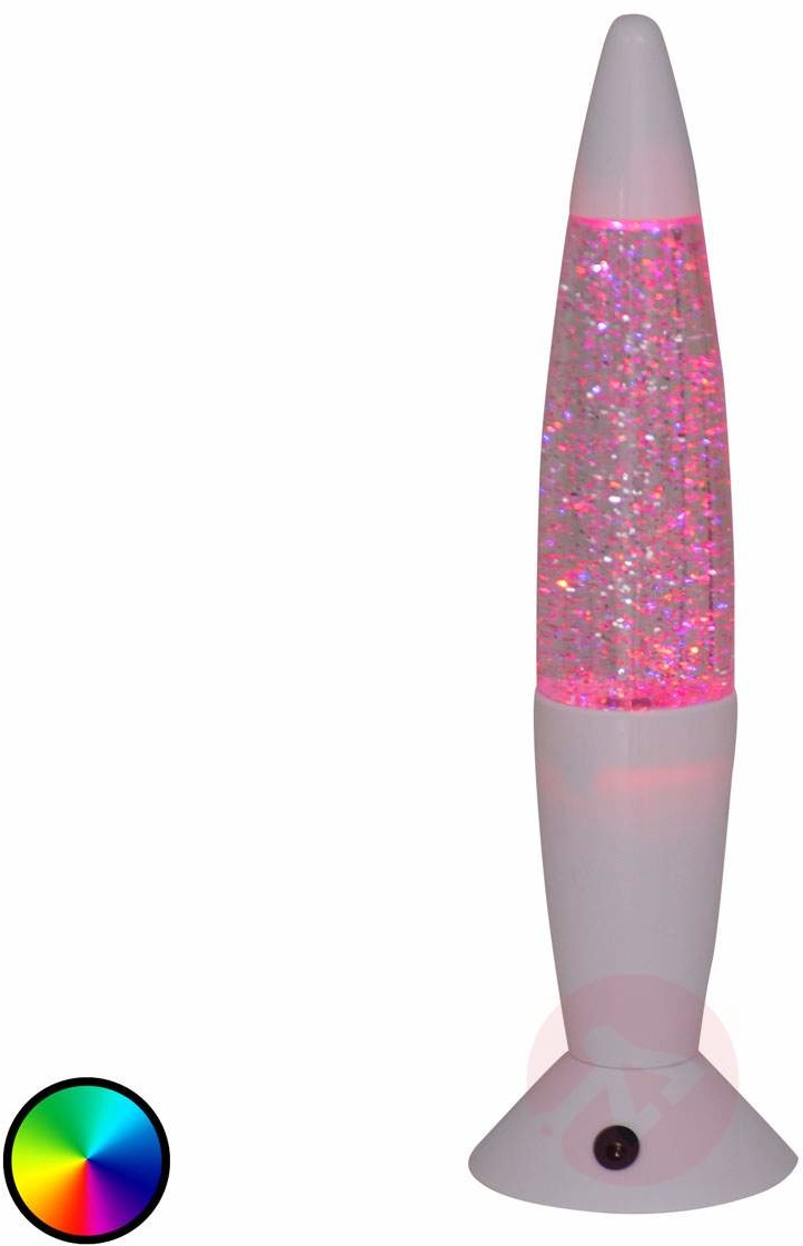 NÄVE Lampa LED lawa Glitter