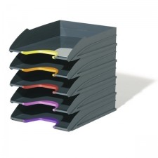 Durable Zestaw 5 półek na dokumenty Varicolor DU578
