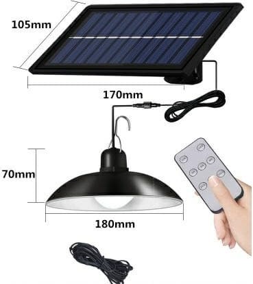 ATL ZD53D Lampa żyrandol solarny ogrodowy