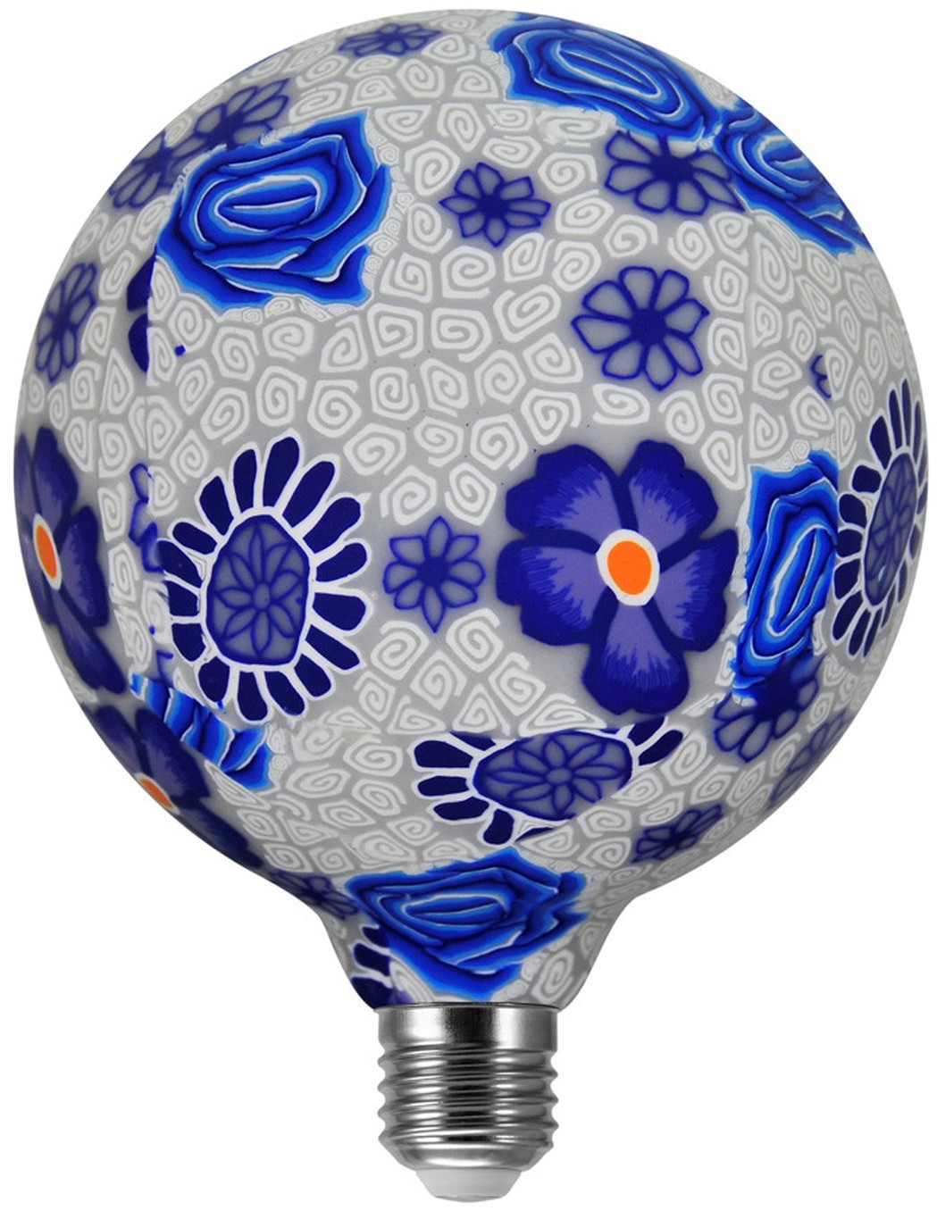 Polux Żarówka LED Folk blue G125 4W E27