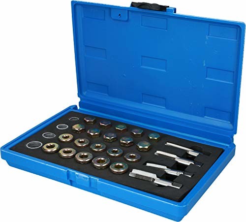 BRILLIANT TOOLS BT711250 gwint spustowy oleju, 64-TLG. Zestaw naprawczy.