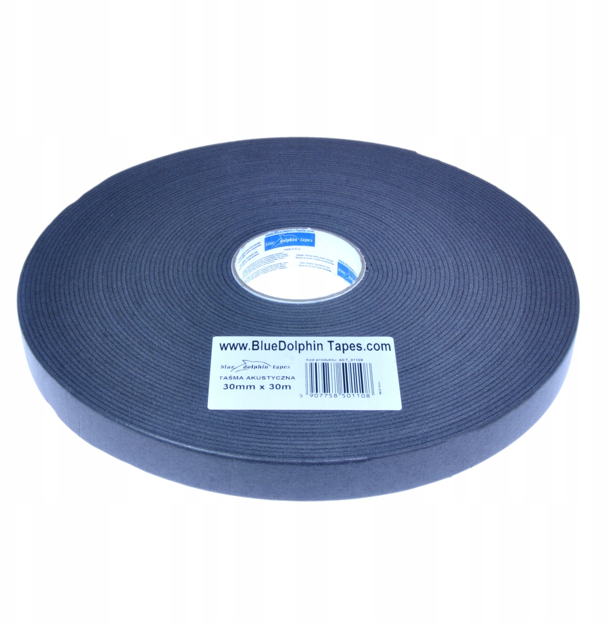 Taśma akustyczna piankowa 30mm x 30m blue dolphin