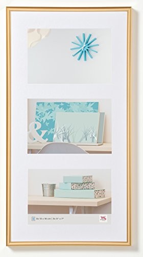 Walther kv015b New Lifestyle tworzywo sztuczne ramka, złoto, 3x 13 x 18 cm KV338G